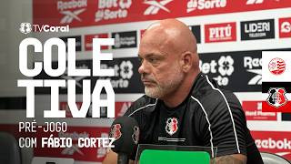 TV Coral - Coletiva pré-jogo com Fábio Cortez - Náutico x Santa Cruz - Semifinal - PE 2026