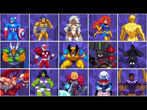 MARVEL Cosmic Invasion ALL CHARACTERS + COSTUMES