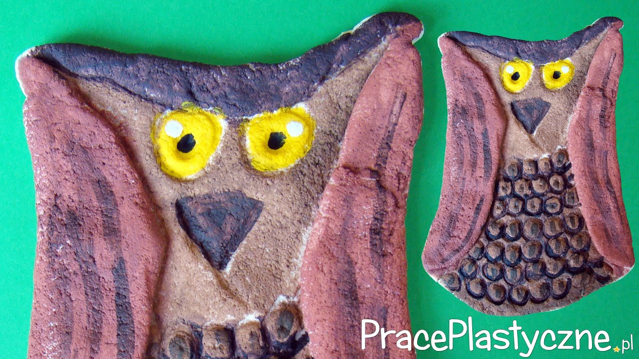 Jak zrobić sowę z masy solnej?