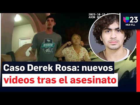 Caso Derek Rosa: Revelan nuevos videos minutos después del asesinato de su madre
