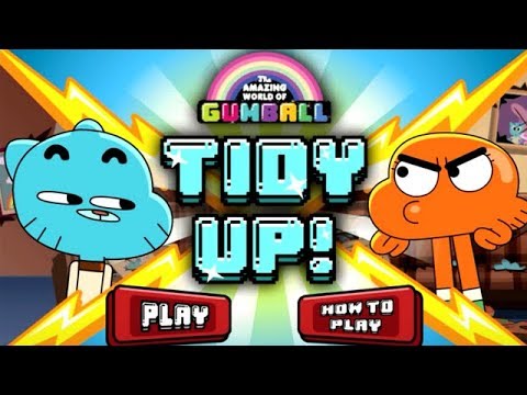 The Amazing World of Gumball - TIDY UP! [Cartoon Network Games] Video