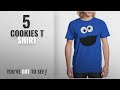 Best Cookies T Shirt 2018 Animation Shops Sesame Street Cookie Monster Face Adult T Shirt Large