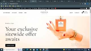 Create perfume selling website with wordpress