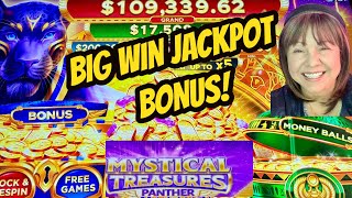 BIG WIN JACKPOT BONUS! PANTHER GAVE ME THE TREASURES #igtchallenge