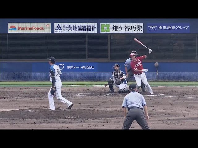 【ファーム】イーグルス・足立 今季第3号の2ランホームラン!!  2018/9/2 F-E(ファーム)