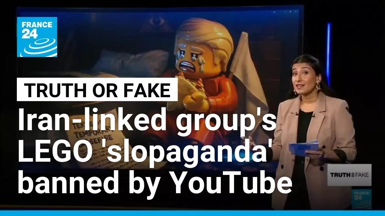 YouTube bans viral pro-Iran AI-generated LEGO videos trolling Trump • FRANCE 24 English