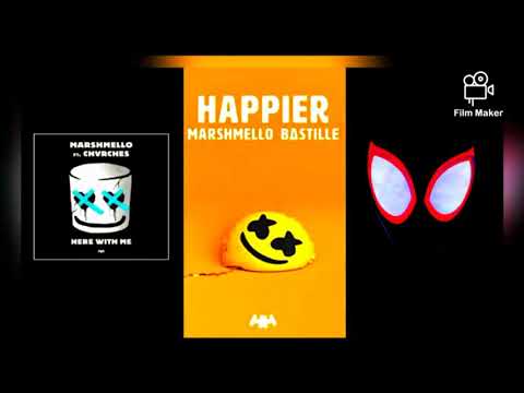 Here with me + Happier + Sunflower remix