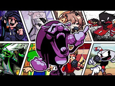 Endless D-Side But Every turn a different character sings🎤(FNF Endless D-Side But everyone sings it)