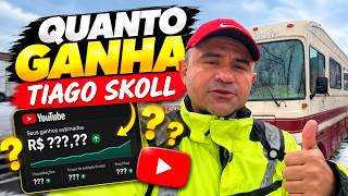 QUANTO GANHA O CANAL DO TIAGO SKOLL | GANHOS REAIS 2026