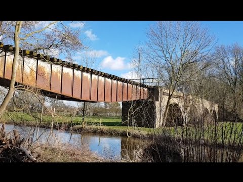 Die alten beiden Eisenbahnbrücken zwischen Eltze und Uetze! Geocaching gefunden!