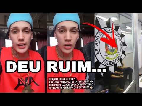 DJ WESLEY GONZAGA FOI AMEAÇADO POR CONTRATANTE E FOI CONDUZIDO A DELEGACIA