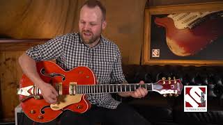 Video thumbnail for 2003 Gretsch 6120 Chet Atkins Orange Japan | Guitar Demo by Ten Guitars TV