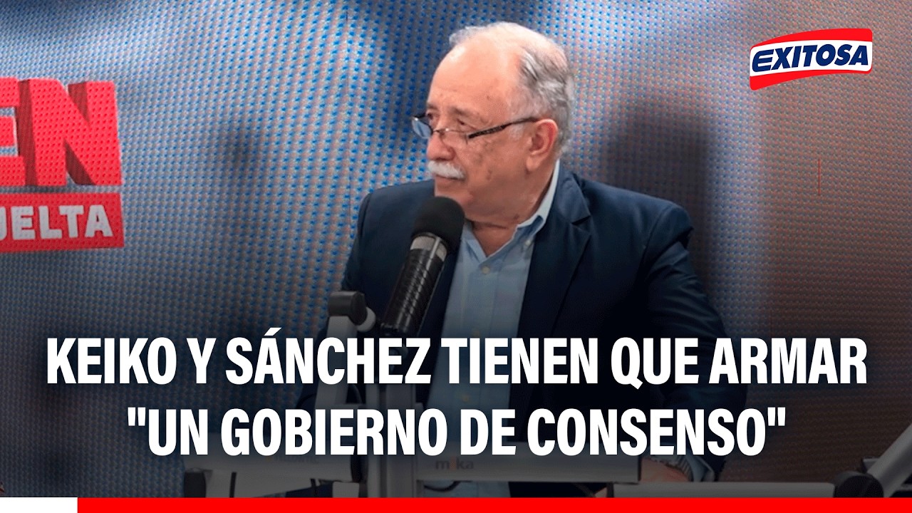 🔴🔵 Guido Pennano: Keiko Fujimori y Roberto Sánchez tienen que armar "un gobierno de consenso"