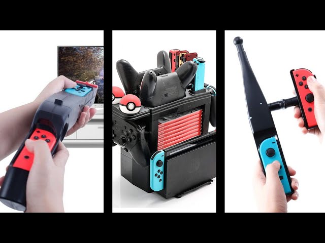 Vídeo relacionado con MMOBIEL Soporte de metal para carril de deslizamiento lado derecho e izquierdo 2 pzas. Compatible con la consola Nintendo Switch. Incluye destornillador de tres puntas