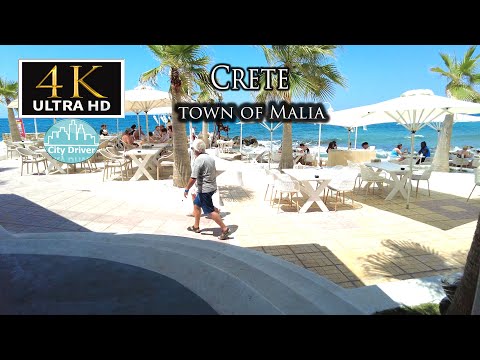 What Makes Malia’s Coastal Charm So Special? 🌊 4K Walking Tour
