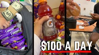 How to Pack a Snack Bag 💼 #viral #shorts #tiktok #candy #money #selling #marketing #school