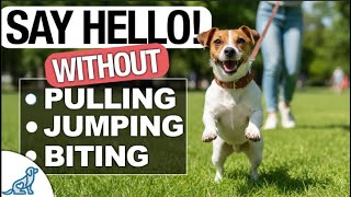 Teach Your Dog to Greet People CALMLY (No More Jumping & Pulling)