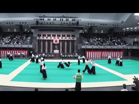 Tokyo Metropolitan Aikido Demostration 2019 Kuwamori Dojo Instructor team Demo