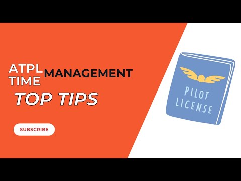 TOP TIPS for ATPL Time Management!