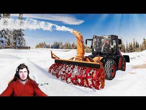 КУПИЛИ НОВЫЙ ТРАКТОР ДЛЯ УБОРКИ СНЕГА - СУРОВАЯ РОССИЯ FARMING SIMULATOR 19