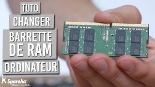 Comment changer la barette de RAM d\'un PC portable