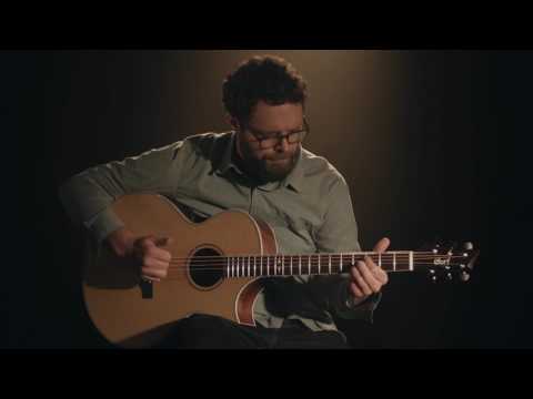 Демонстрация электроакустической гитары баритон Cort NDX Baritone