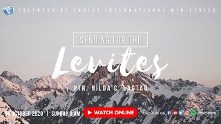 Sending For The Levites