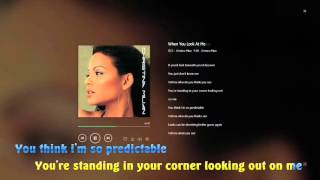Christina Milian - When You Look At Me lyrics video HD 1080p