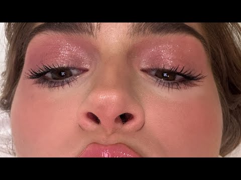 Rosy Makeup Look ASMR