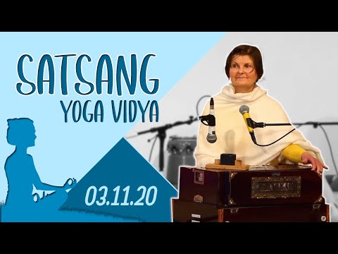 Satsang mit Meditation + Mantrasingen + Arati, Shaktipriya, 7:00 - 8:00 Uhr 3.11.2020  Yoga Vidya