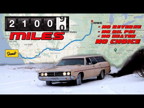 Will a 1970's Wagon SURVIVE 2,100 Miles with NO REVERSE?