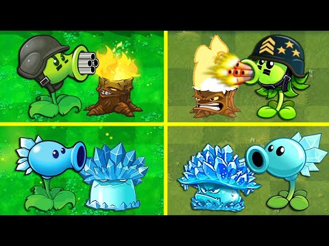 Random 10 Pair Team Plants PVZ 1 vs PVZ 2 Battlez - Who Will WIn?