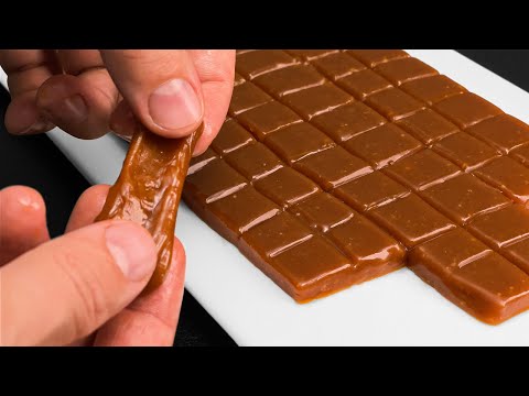Soft and chewy caramel candies that melts in your mouth! Only 3 ingredients! 5-minute recipe