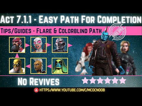 MCOC: Act 7.1.1 - Easy Path for Completion - Tips/Guides - No Revives - Story quest (BOOK 2)