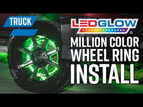 Installation | LEDGlow Million Color Wheel Ring Lights for Trucks