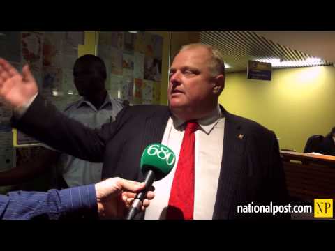 Rob Ford: "Some nights I just cry myself to sleep"
