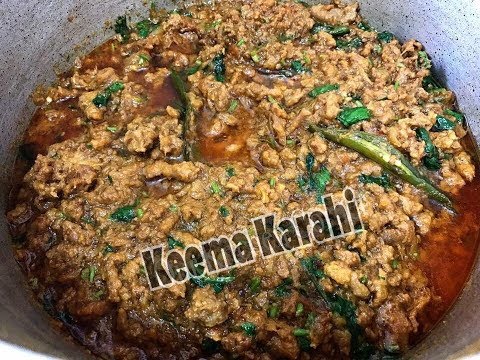 Hath ka kootha huwa keema ki karahi | how to make keema Video