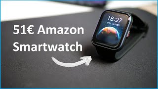 51€ Smartwatch ID208 - Teloniert - benachrichtigt - misst kontinuierlich Herzschlag & Lautstärke