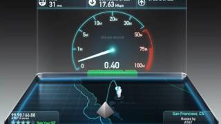 AT&T U-Verse Max Plus (18/2Mbps) Speed Test