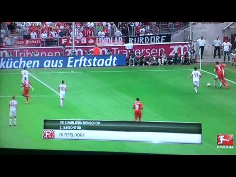 Tor : Köln 0-1 Düsseldorf 12' Benschop