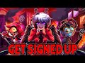 EMILY FALLEN ANGEL RECRUITER SONG Get Signed Up Hazbin Hotel Animatic Song By MilkyyMelodies