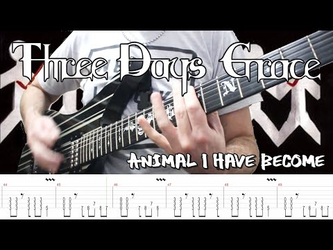 Three Days Grace - Animal I Have Become (Guitar Cover + TABS)
