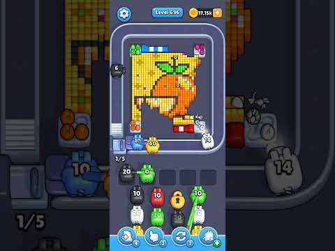Pixel Flow Level 696 Walkthrough