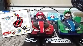 Messing around with Mario Kart Wii Carrera Go! Playset.