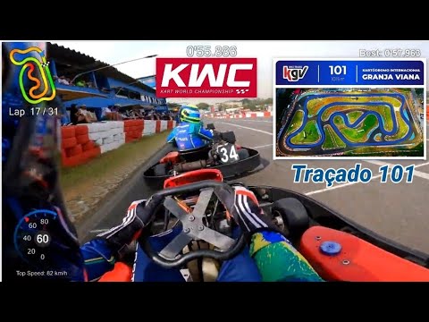 Kart World Championship 2024 | Semifinal 1 | Traçado 101 KGV | Voltas rápidas perseguição ao P7