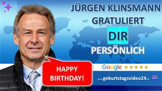 Jürgen Klinsmann – Beispielvideo zum Geburtstag
