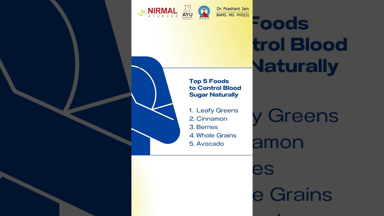 Top 5 Foods to Naturally Control Blood Sugar