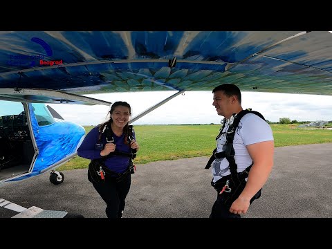 Tina i Čeda - Zajednički tandem skok padobranom 3000m
