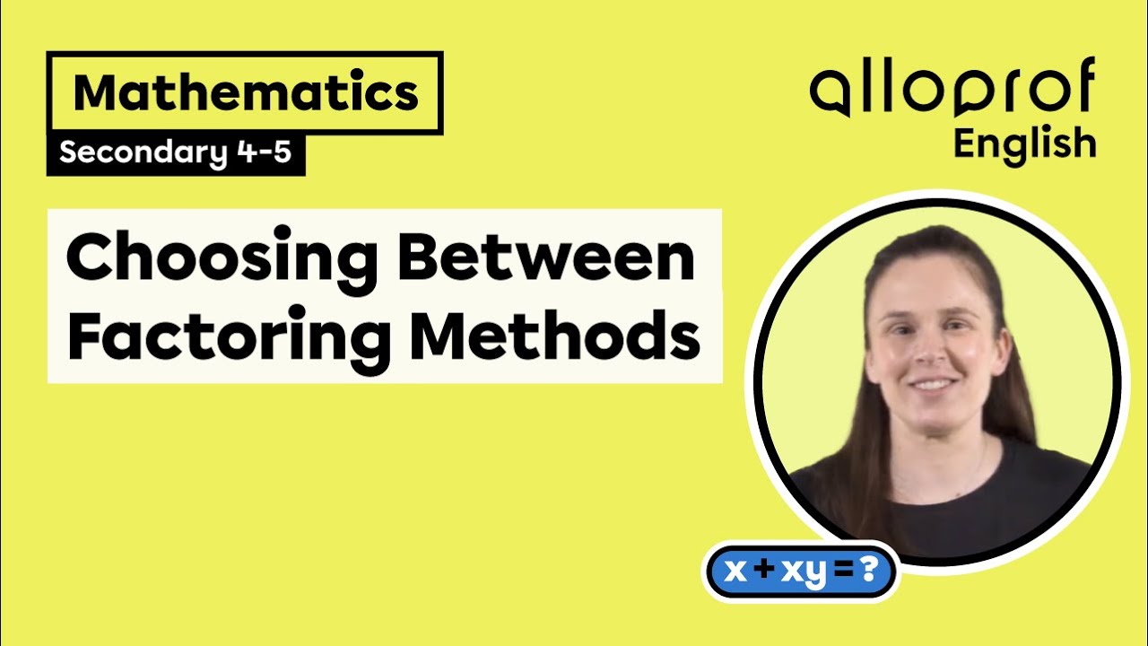 Choosing Between Factoring Methods