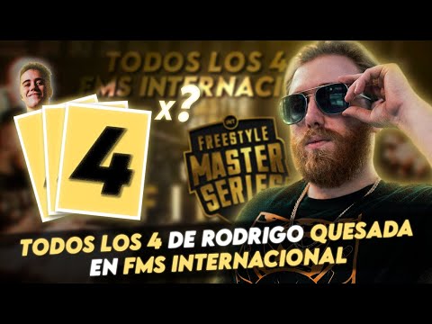 ¡TODOS LOS 4 DE RODRIGO QUESADA EN FMS INTERNACIONAL!